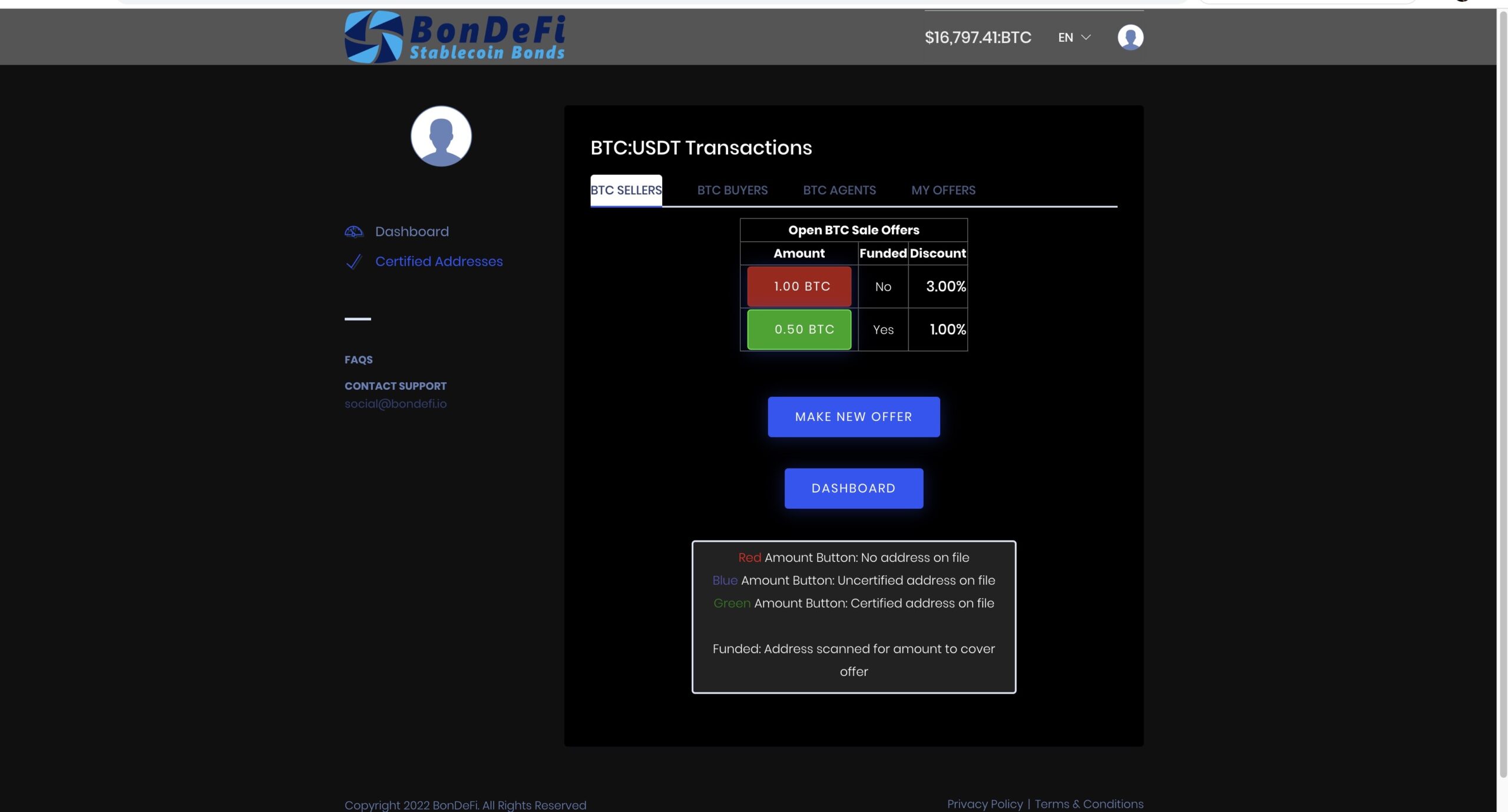 BonDeFi Private Bitcoin Exchange 